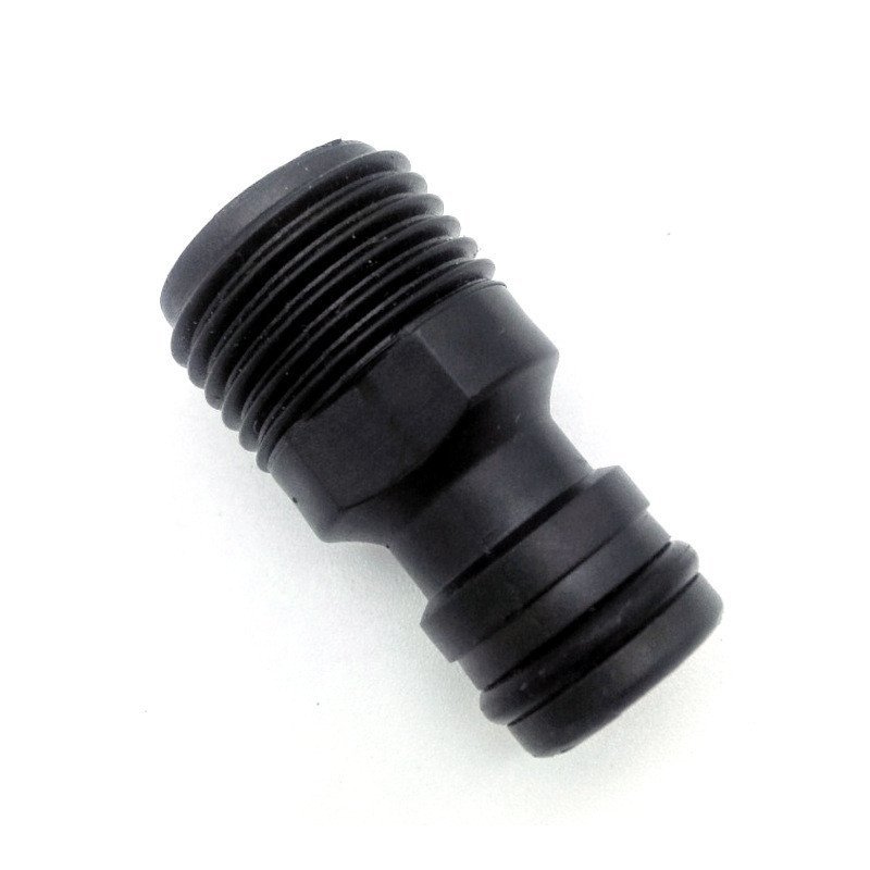 Conector de engate rápido de plástico com rosca macho de 1/2 polegada para mangueira de lavagem de carros, adaptador de