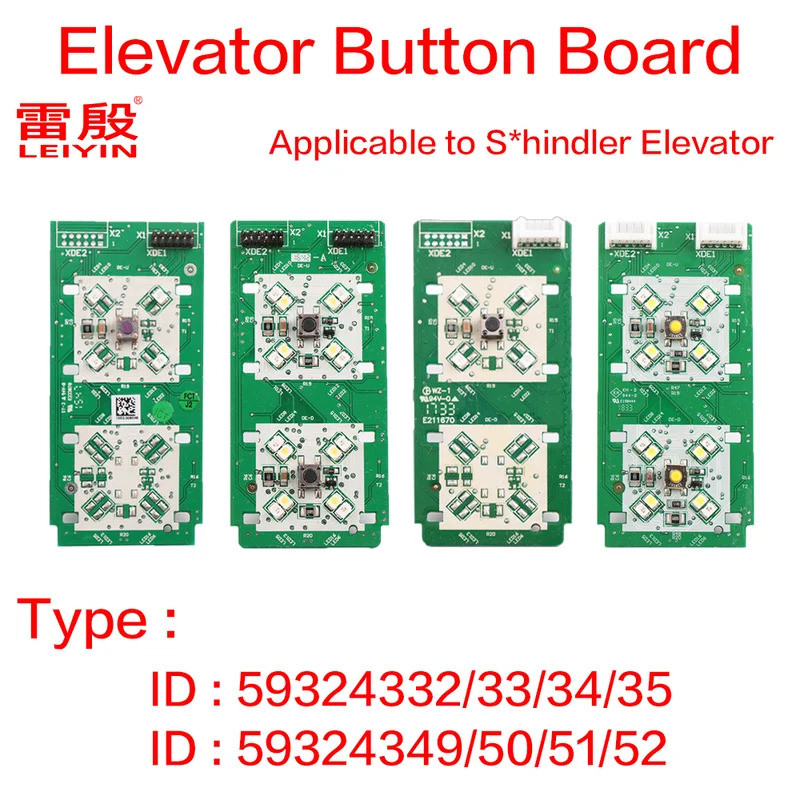 1 Unidade Aplicável Ao Elevador S * hindler 3600 5500 Placa De Botão De Chamada Externa 59324332 59324350 59324333 59324