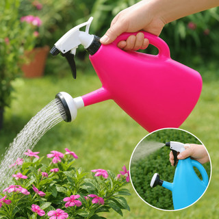 Regador de Plantas com Pulverizador 1,5 Litros Flores Hortas 2 Em 1