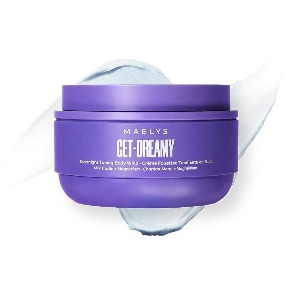 MAËLYS GET-DREAMY Overnight Toning Whip - Cellulite Cream & Skin Tightening Support with Milk Thistle + Uva-Ursi - Moist