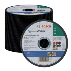 50 Discos de Corte Bosch Standard Metal 4.1/2 115 x 1,0 x 22,23