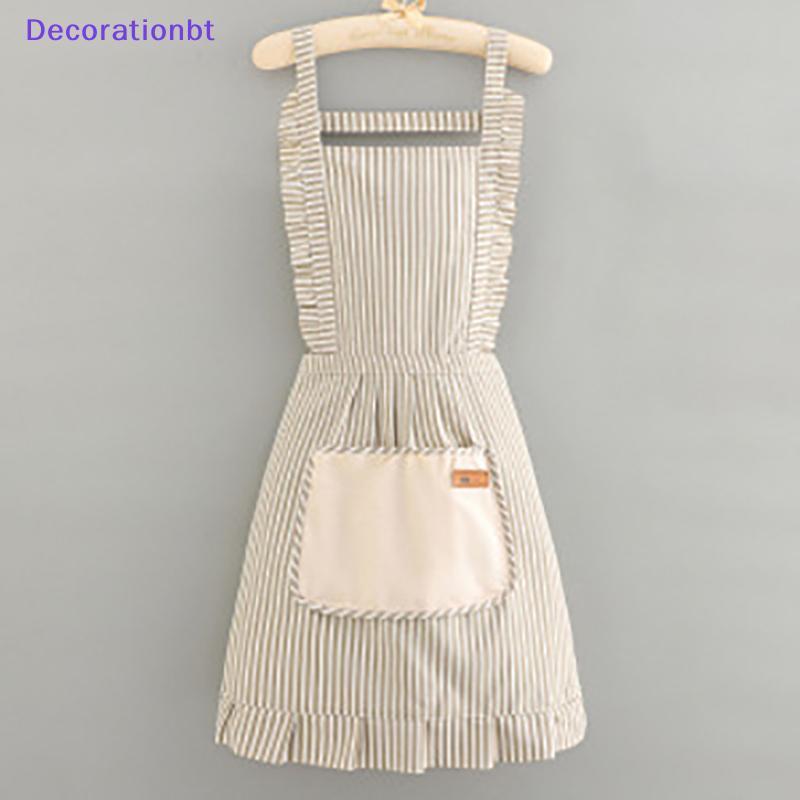 Decorationbt 1Pc Simples Sem Mangas Avental Cozinha Doméstico Poliéster Cozinhar Com Poeta Roupas Proteção Para Barbeiro