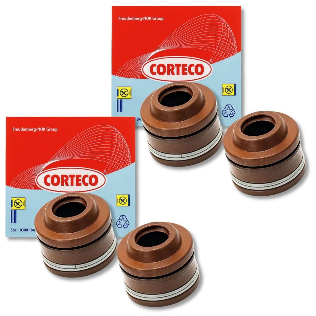 Kit Retentor Haste Válvula Nx 350 Sahara / Cb 400 / Xlx 250 / Xlx 350 (4 Unidades) Corteco