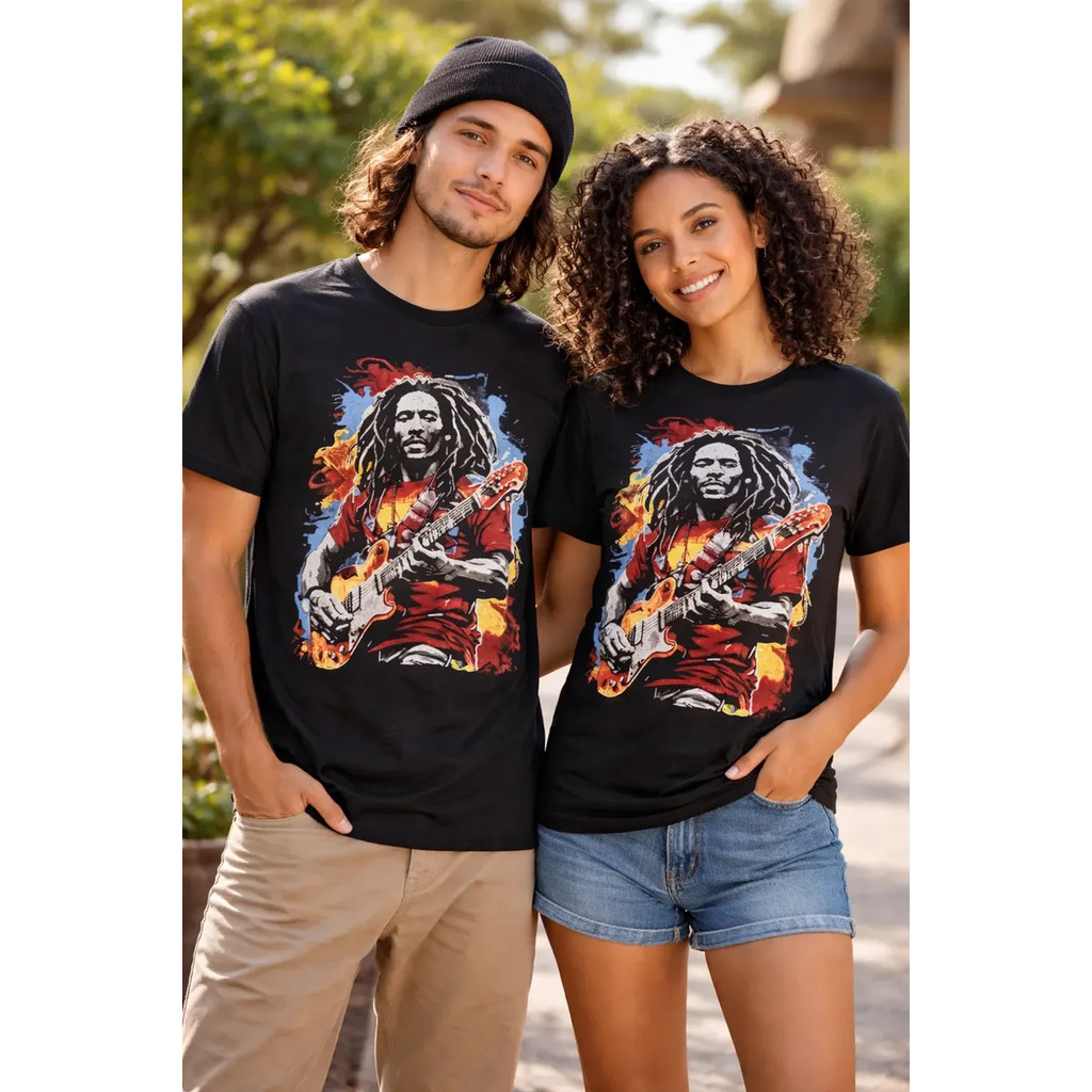 Camiseta Bob Marley Blusa Adulto Unissex Reggae Diversos Modelos