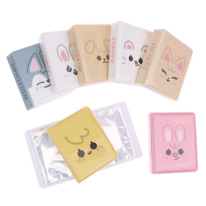 Mini Álbum Porta Photocards Kpop | SKZOO, BTS, Blackpink, Twice Modelos capacidade 32 photocards