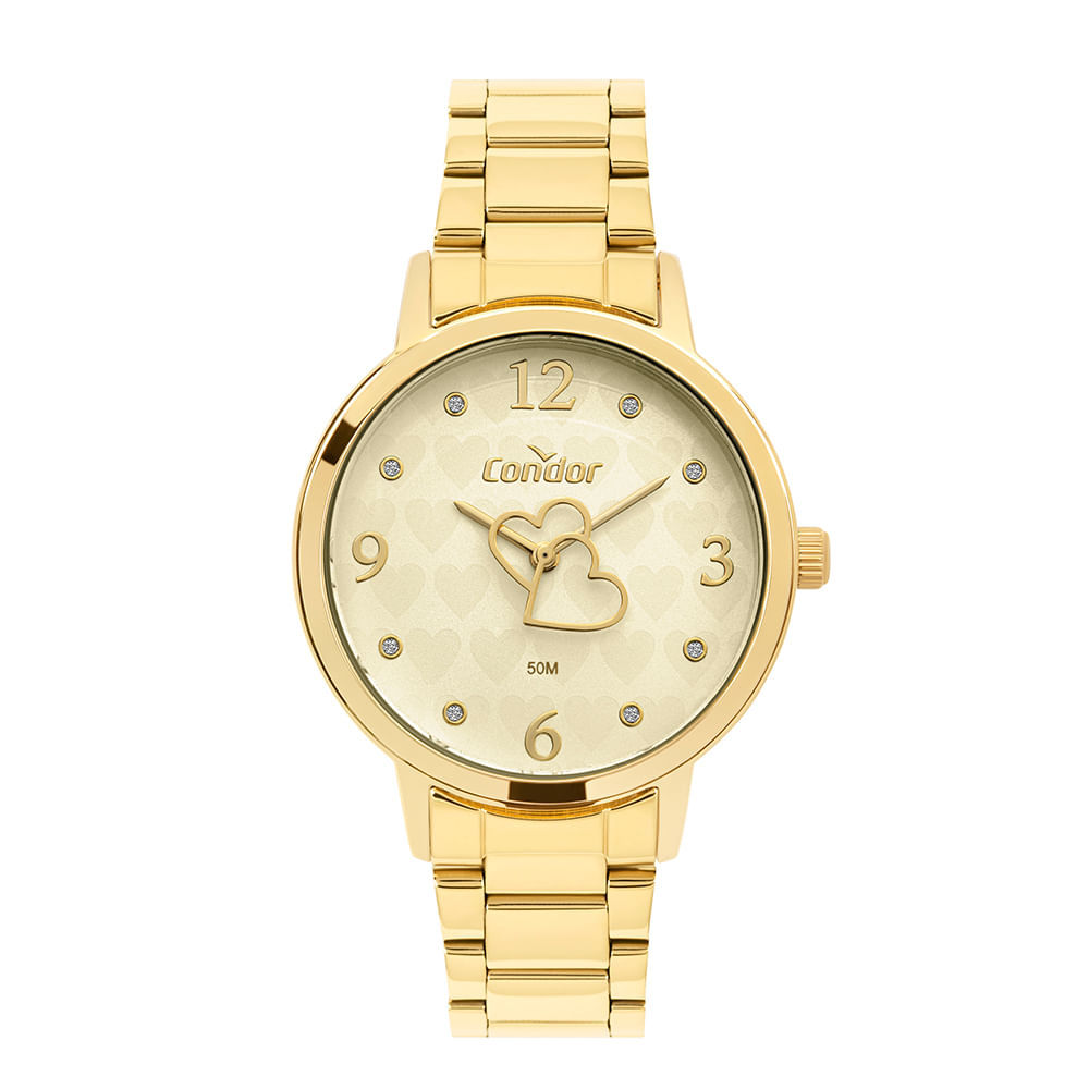 Relógio Condor Feminino Mimos E Sutilezas Dourado - CO2035OEC/4X