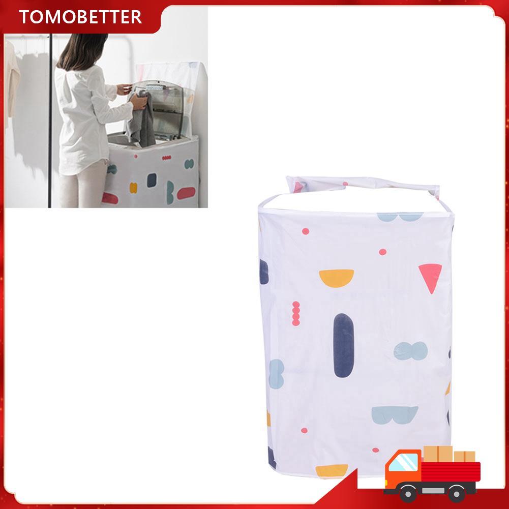 tomobetter - BR-SIP Máquina de lavar roupa ERYUE Tampa com zíper Proteção contra poeira para lavadora e secadora de