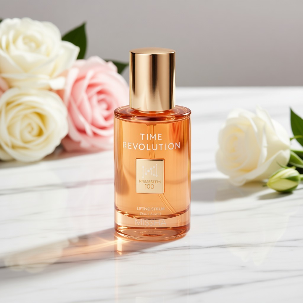 [MISSHA] Time Revolution Primestem100 Lifting Serum 50ml/Soro Coreano/Efeito Firmador Da Prettia