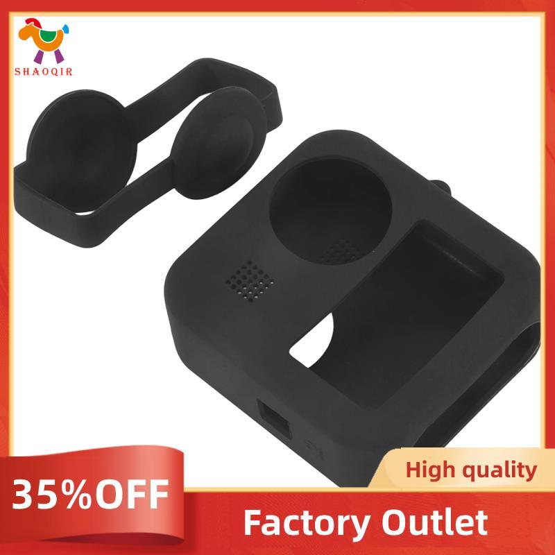 Capa Protetora De Silicone Para Câmera Esportiva MAX 360 , Peças De Lente De Cúpula Profissional (Preta)