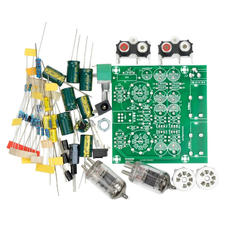 Amplificadores a válvulas, amplificador de placa, pré-amplificador ou mixer, pré-amplificador a válvulas 6J1, kit DIY de