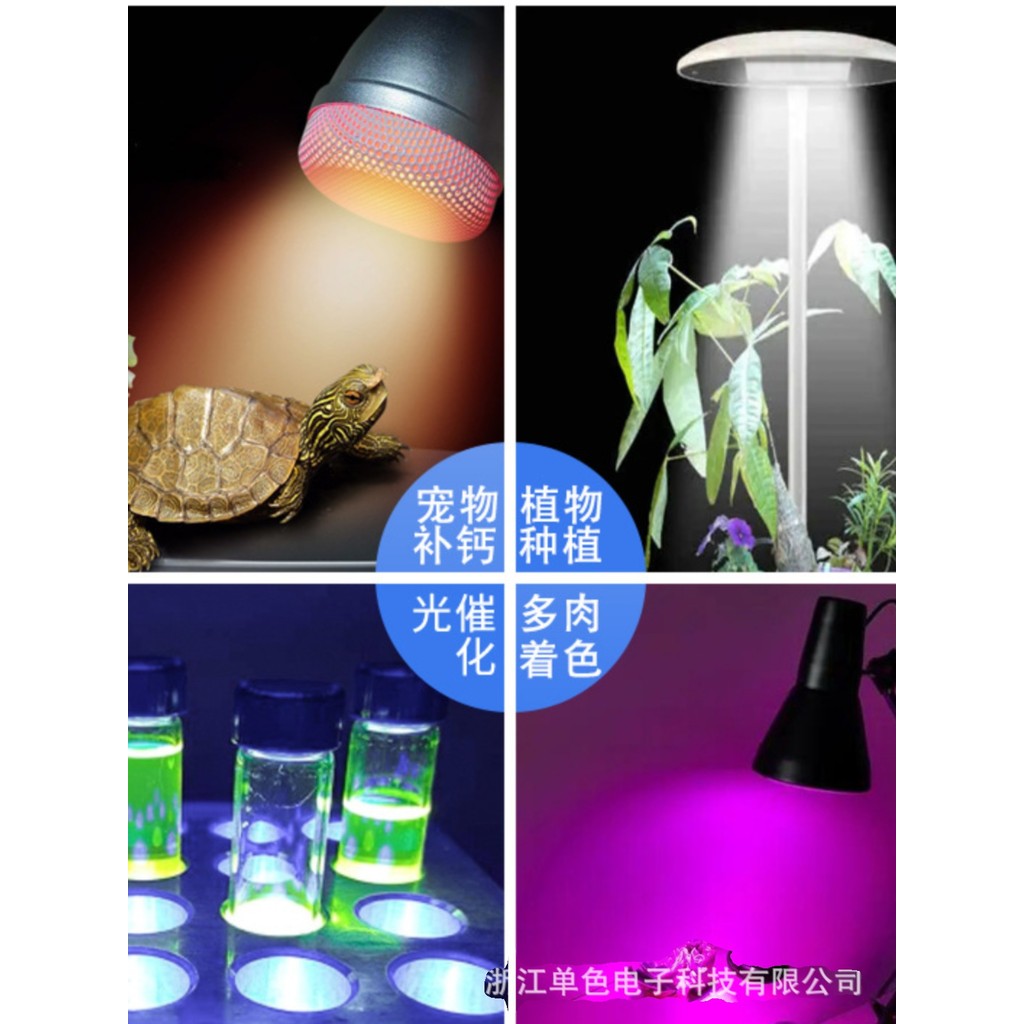 Monocromático UVB led ultravioleta 308/310/311nm escalada Pet suplemento de cálcio planta coloração 3535 contas de luz r