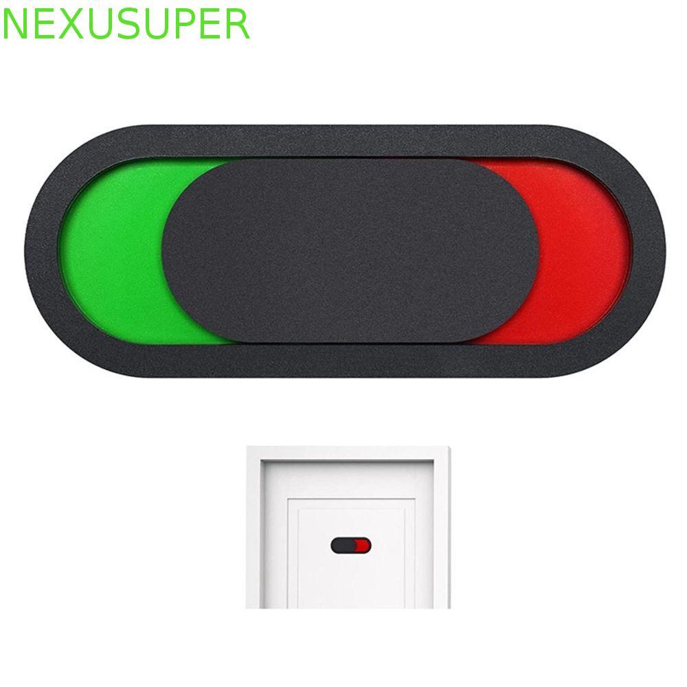 NEXUSUPER Placa De Não Perturbe , Sinalização Ocupada Vazia De Porta De Vaso Sanitário Acrílica oval , Indicador De Banh