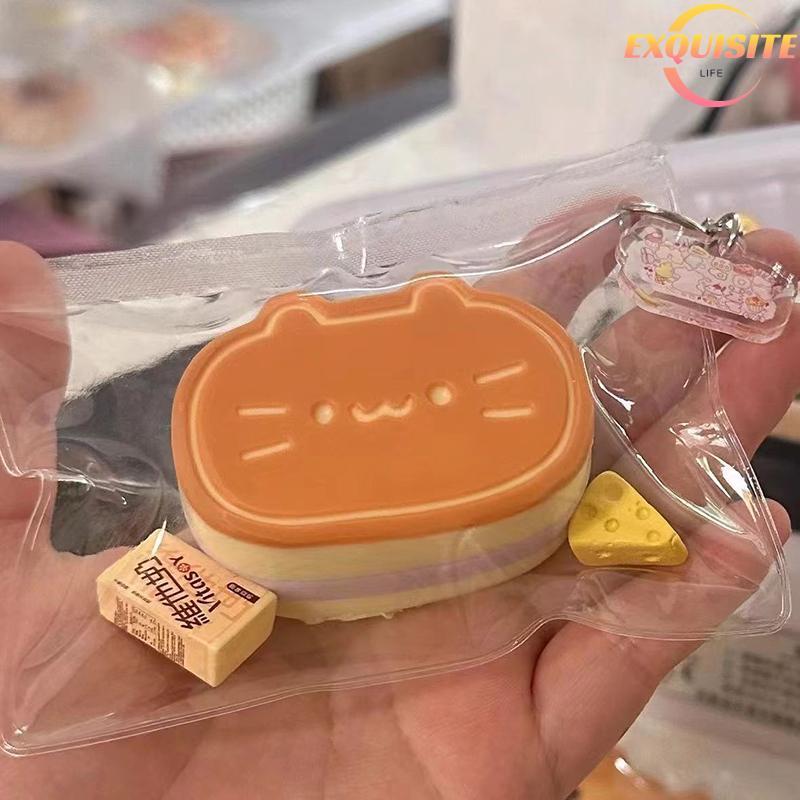 [EL-t] Molde De Silicone Para Bolo De Queijo De Gato , Vela Perfumado , Faça Você Mesmo Resina Artesanal , Fabricação De