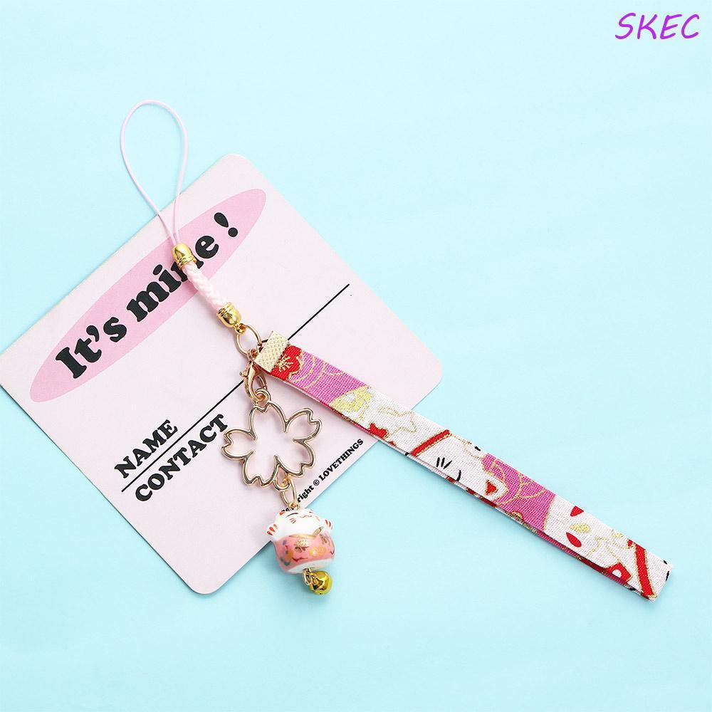 SKEC Estilo Japonês Pingente Decoração Única Liga Criativa Cerâmica Saco Pendente Sorte Carro Chaveiro