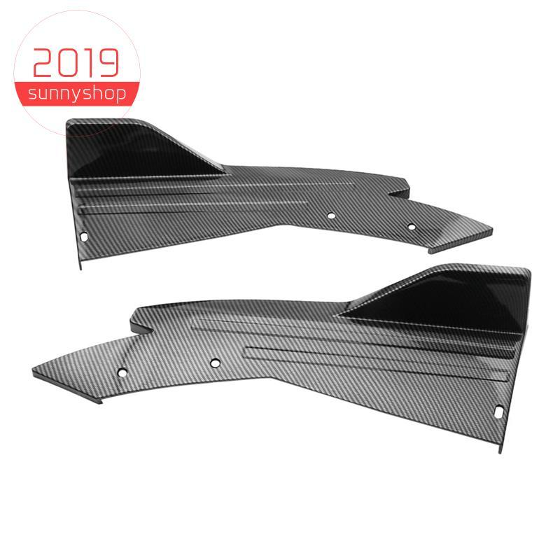 [Bestseller S] 48cm Protetor De Para-Choque Traseiro Canards Divisor Saia Lateral Guarda Corpo Kits Capa Adesivo Acessór
