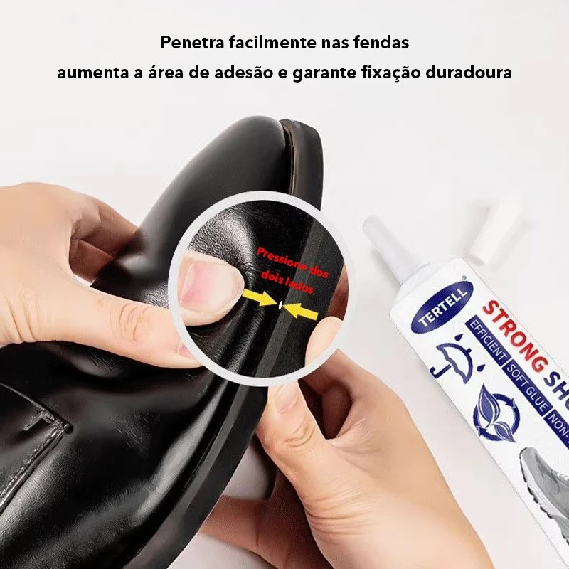 1/2/3 Cola Calçados Cola Pra Conserto De Sapatos Cola Para Conserto De Sapatos Resistente A Altas Temperaturas — imagem 2 de 2