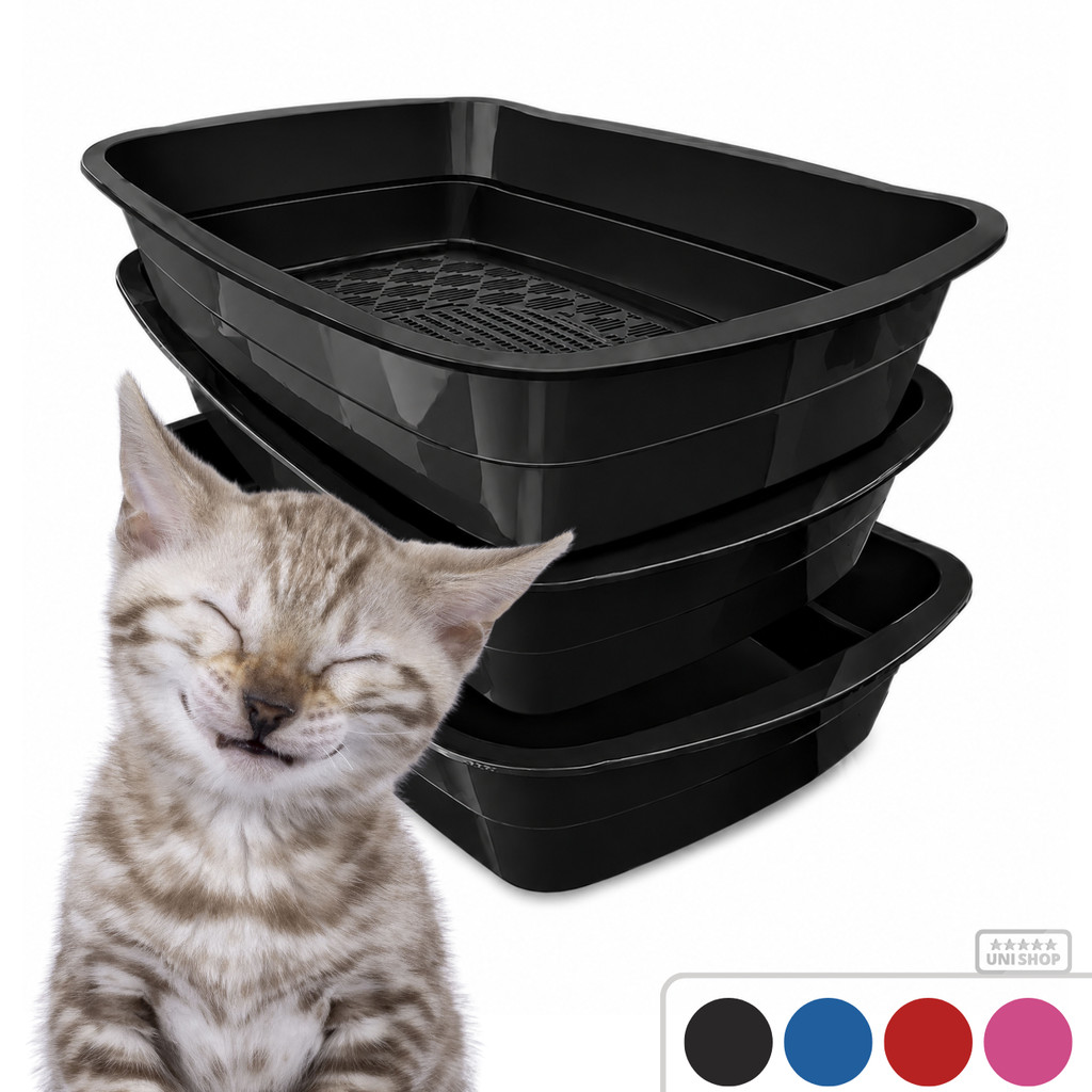 Caixa De Areia Para Gatos 3 em 1 Bandeja Higiênica
