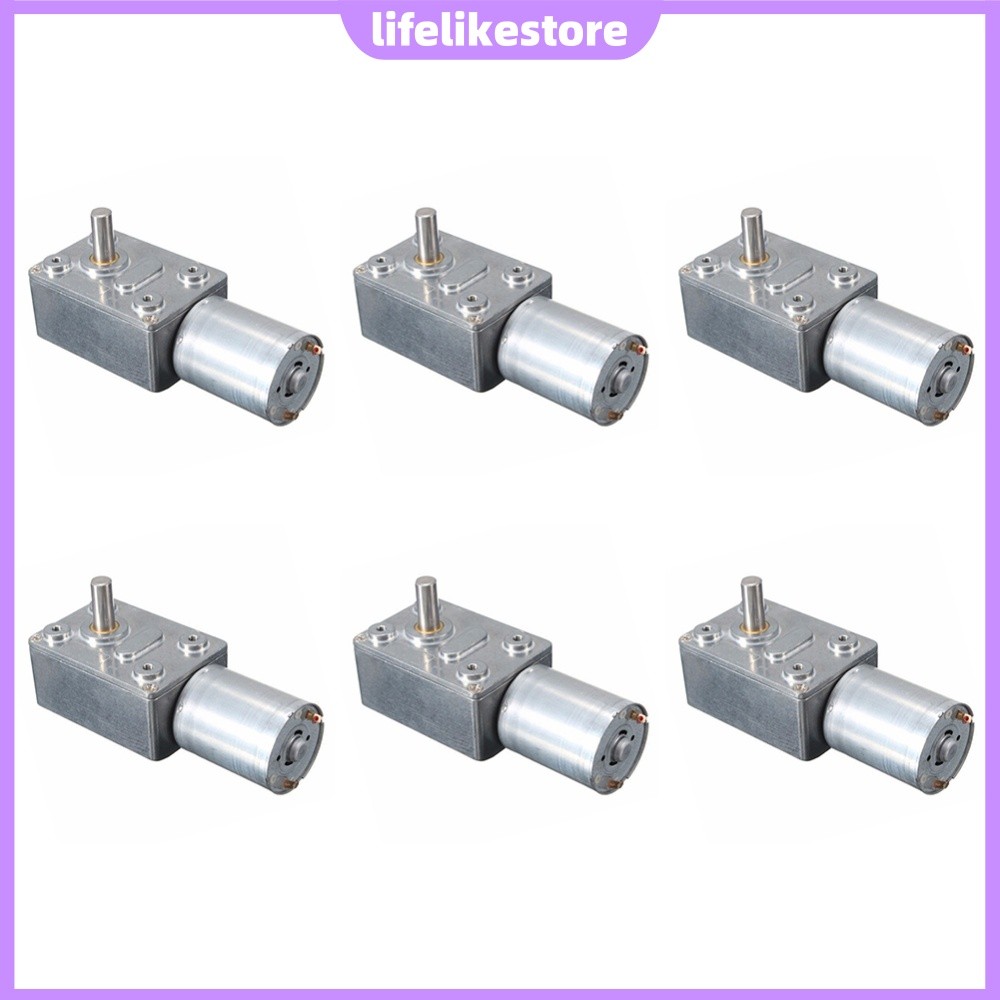 Motor De Redução De Engrenagem DC 12V Quadrado 2-100RPM Redutor De Velocidade De Torque Para Micro Guincho [lifelikestor
