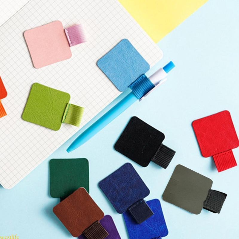 westlife 5 Peças De Suporte De Caneta De Couro Para Notebooks , Diários , Planejadores , Tablet Capa