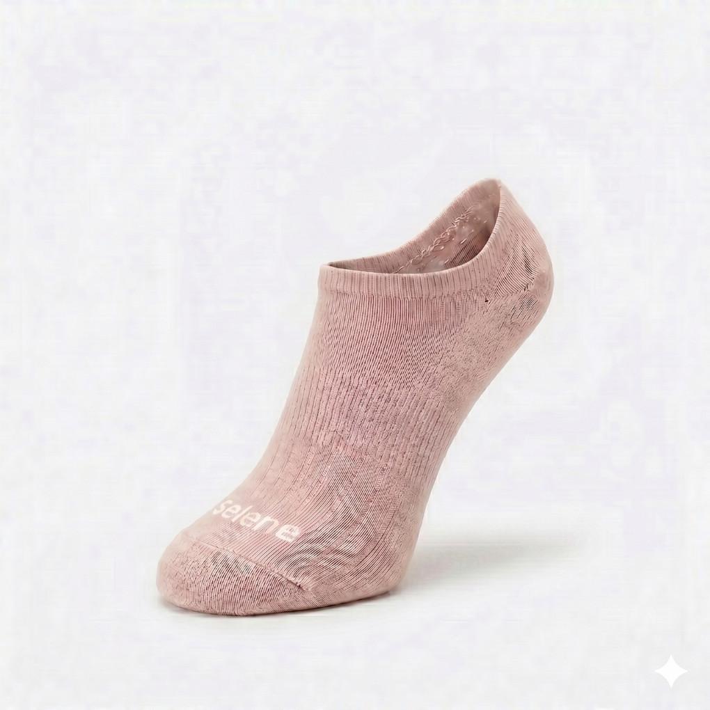 Kit 3 Pares Meia Sapatilha Feminina Esportiva Selene — imagem 2 de 2