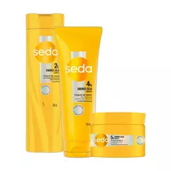 Kit Seda Toque de Seda Shampoo 300ml + Condicionador 250ml + Máscara 300g