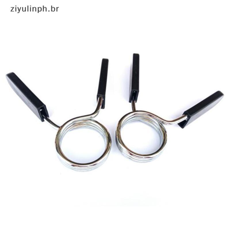 ziyulinph Barbell Braçadeira Primavera Colar Clipes Ginásio Peso Haltere Lo Kit BR
