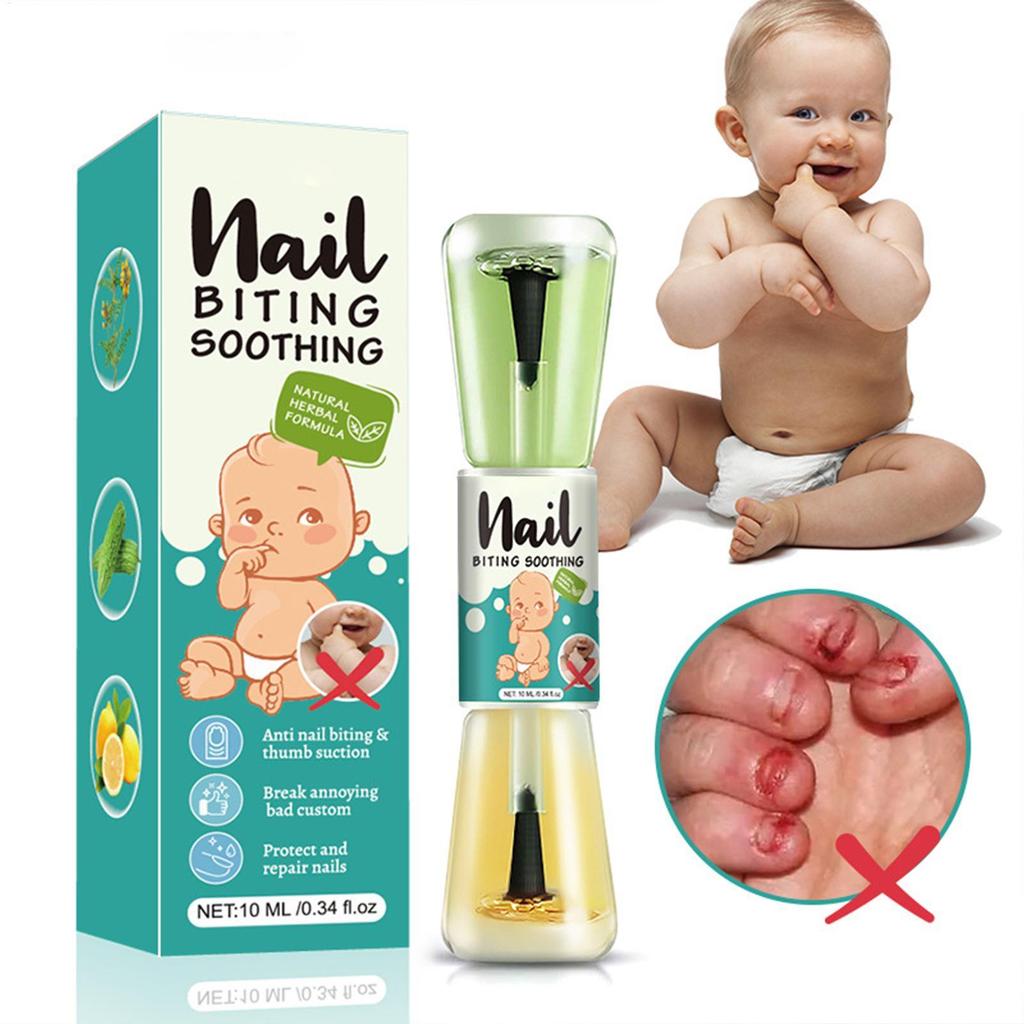 Sem Mordida De Unha 10ml Parar De Morder As Unhas Hidratante Natural Fortalecedor Guarda Líquido Amargo Para Dedo Mão Sa