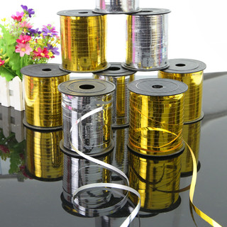Estilo nórdico ins influenciador ouro prata balão fita brilhante decorativo flutuante balão de ar Metal fita dourada est