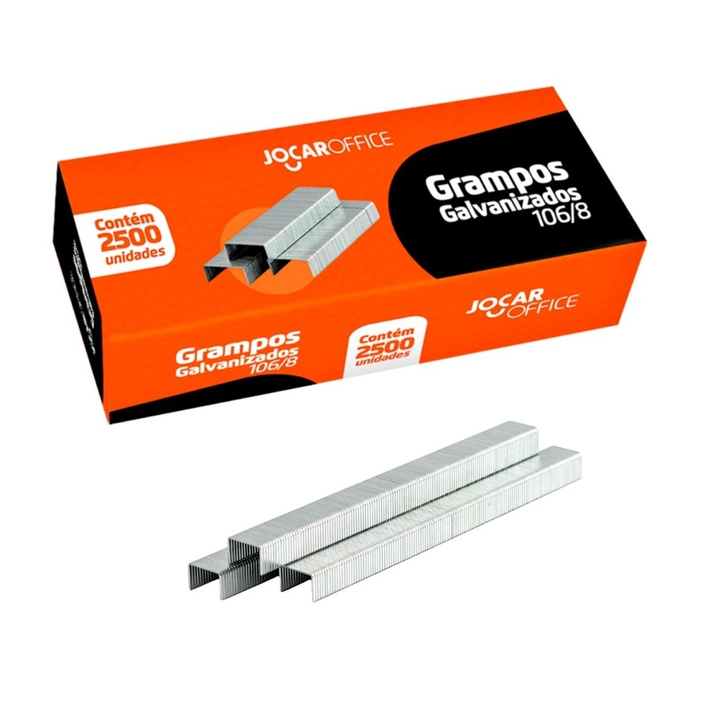 Grampo para grampeador LEONORA - 106/8 2500un