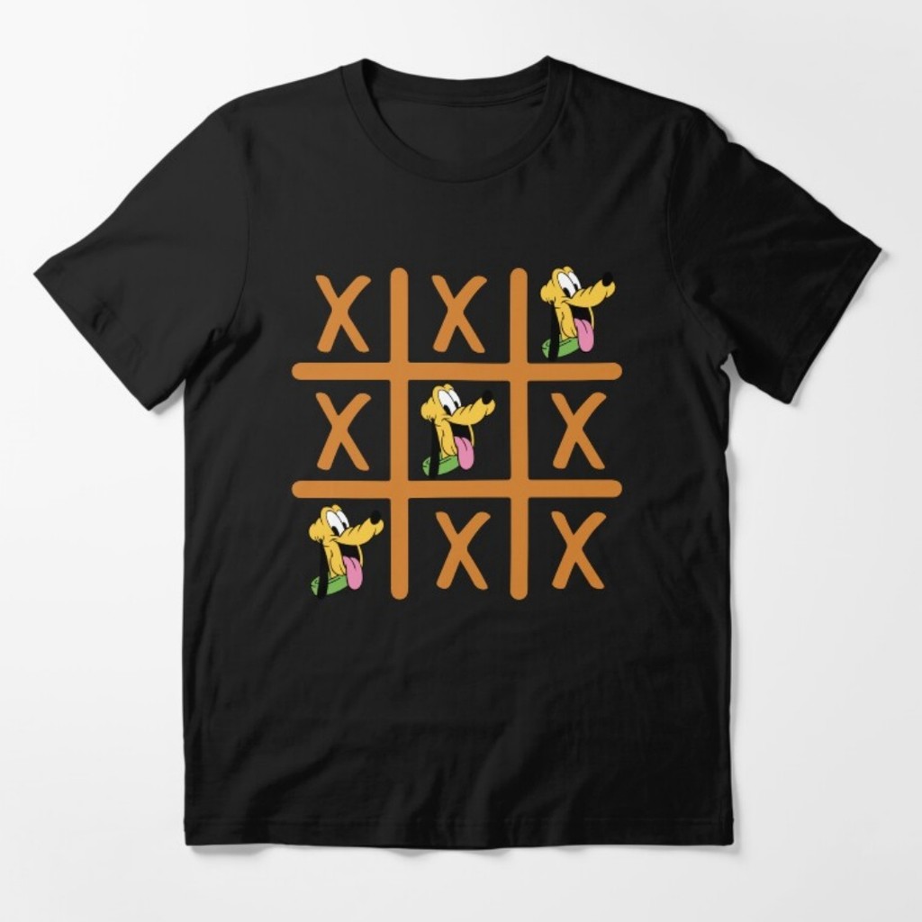 Camiseta Masculino Feminino Fofo Camisa Lindo e fofo Pluto jogo da velha Algodão Premium Envio Imediato