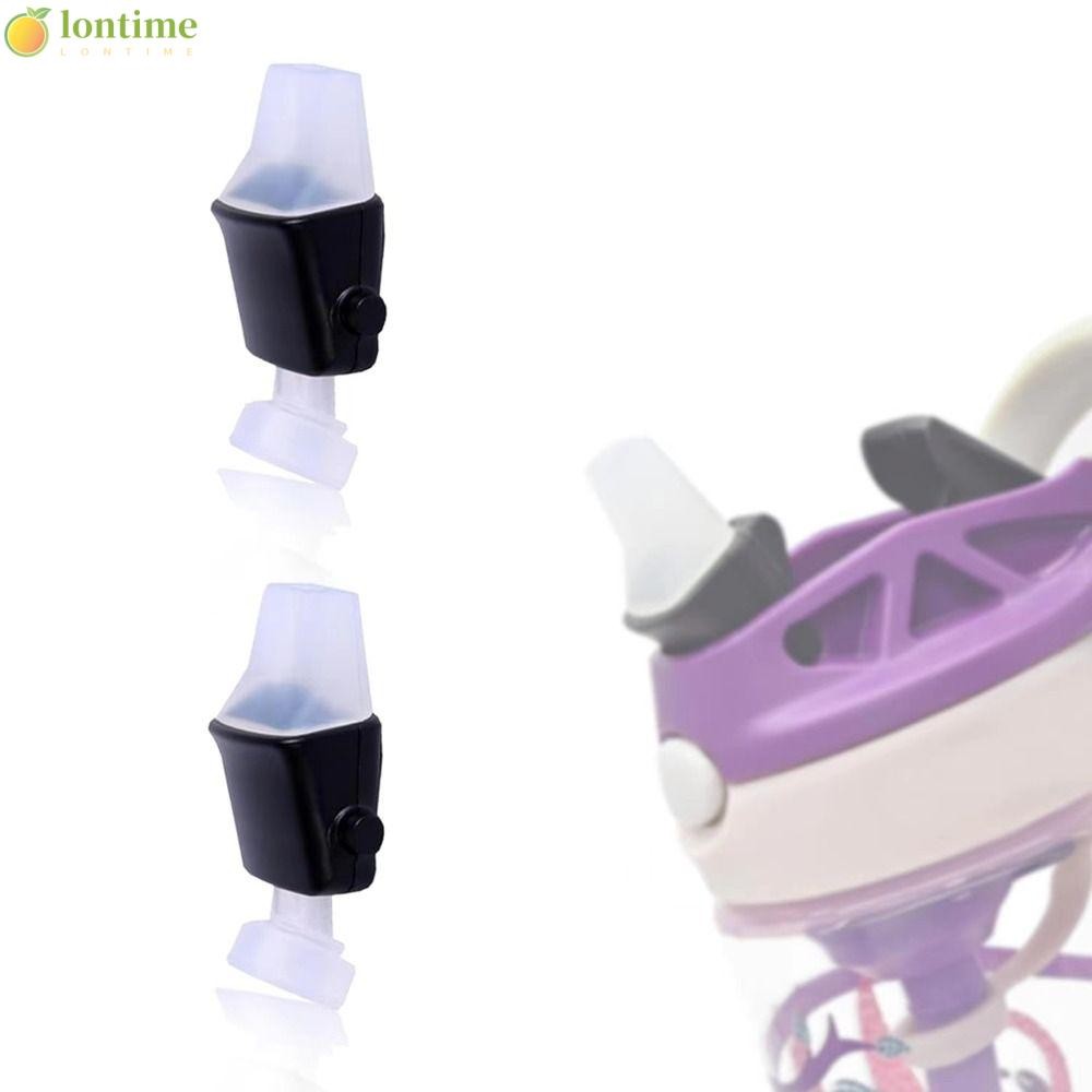 Bocal De Silicone De Qualidade Alimentar LONTIME , Bico Térmico Preto Para Copo De Água , Portátil Contigo