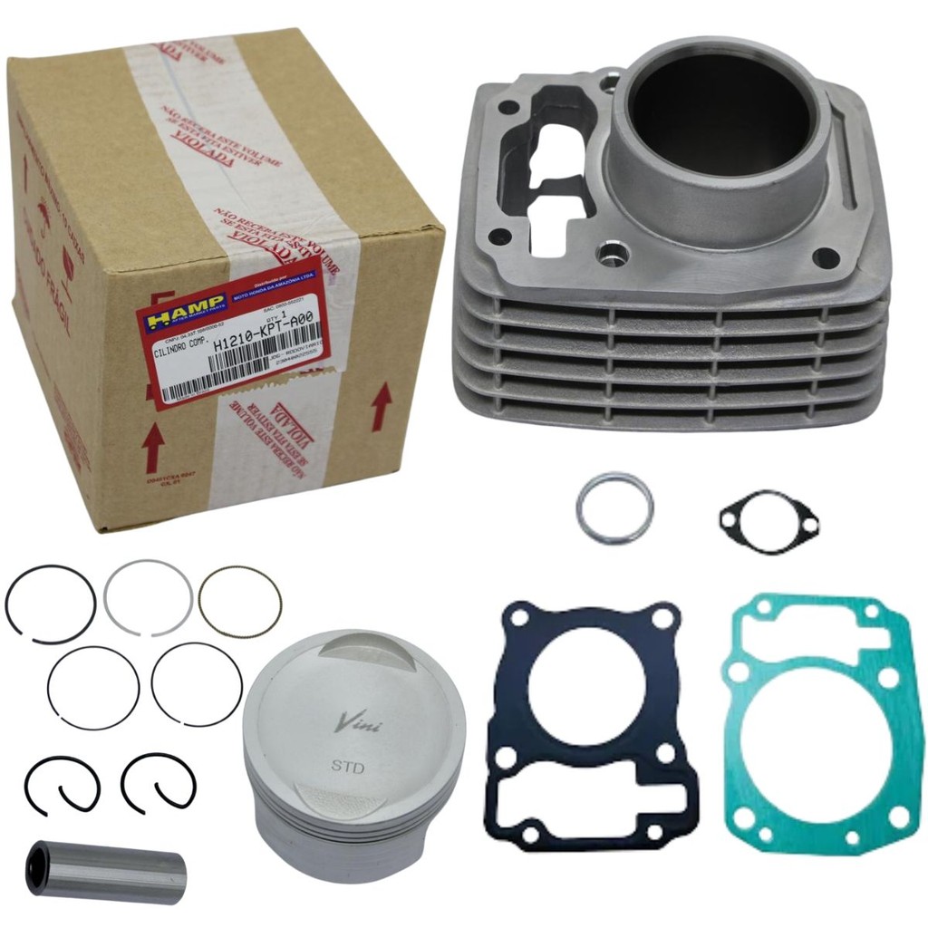 Kit Cilindro Motor Titan Fan Bros 150 Original Honda Hamp pistao Vini
