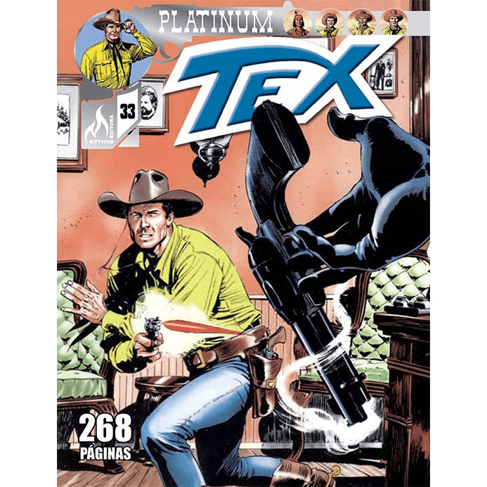 Livro - Tex Platinum Nº 33 - Mythos Editora ISBN 9786559510856