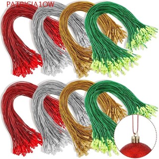 PATRICIA1OW 100 Pçs/set Enfeites De Corda De Cabide De Natal , Feitos À Mão Com Fivela Cordões De Bola DIY
