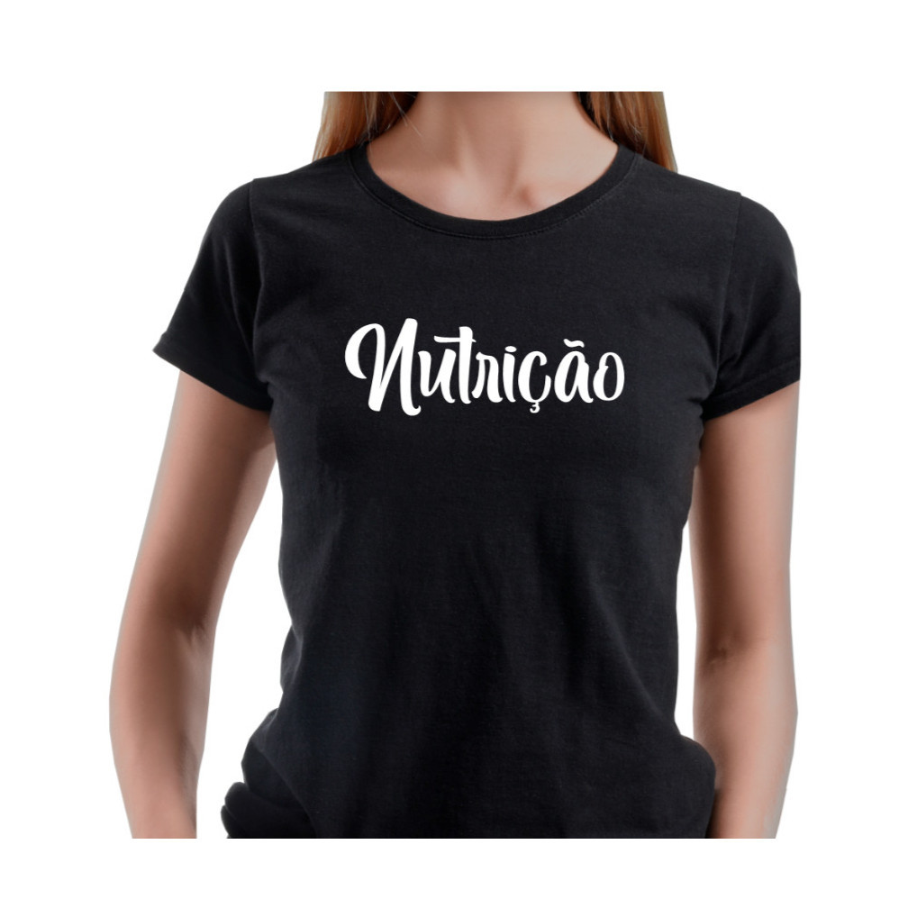Camiseta Nutrição Baby Look Camisa Nutricionista Faculdade