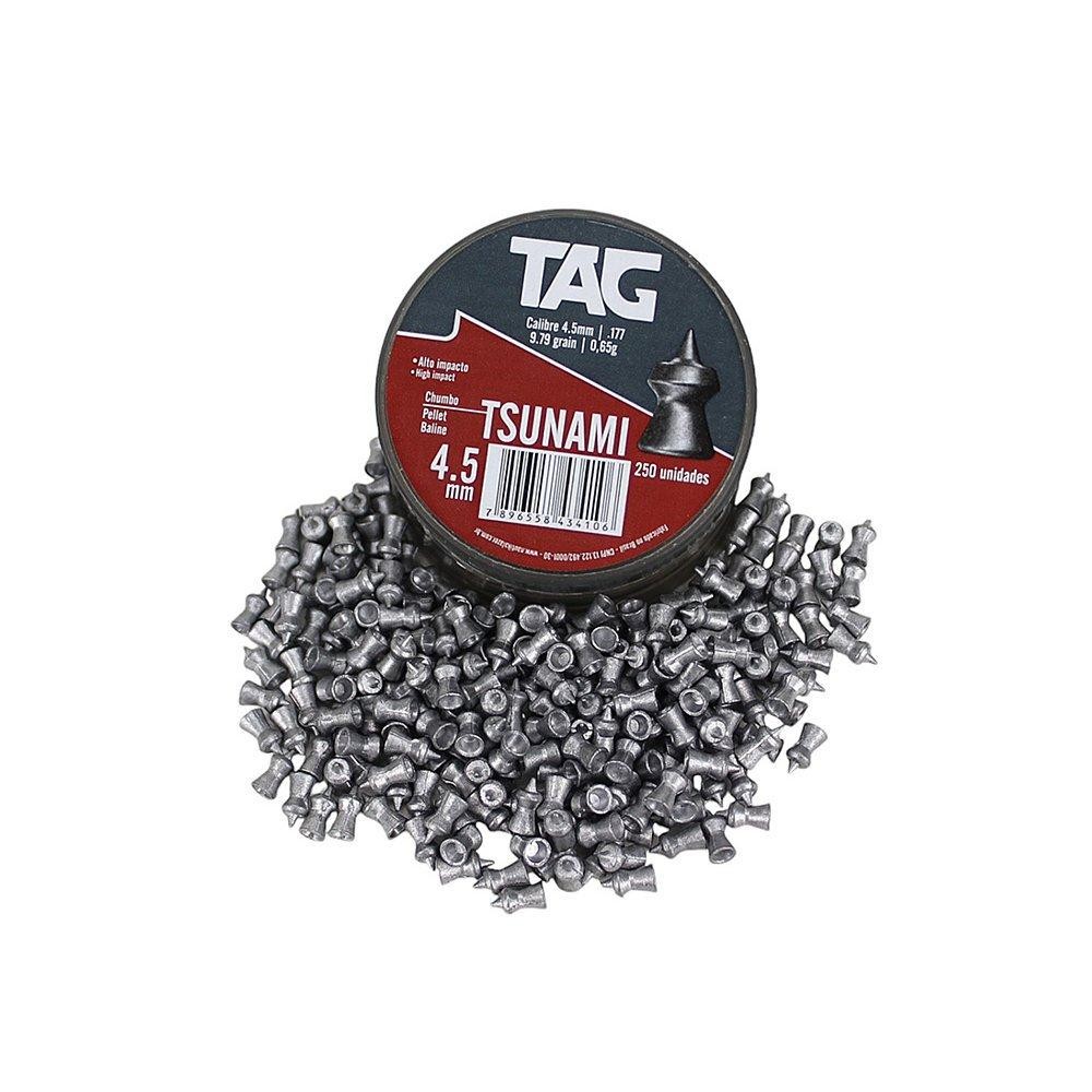 Chumbinho Nautika Tsunami - Cal 4,5mm - 250 Unid em Oferta na Shopee