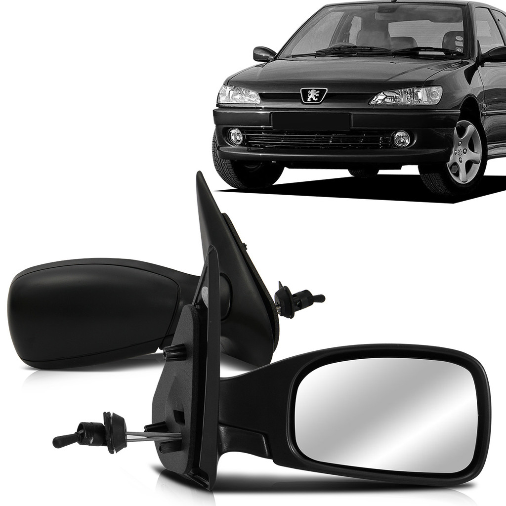 Retrovisor Peugeot 306 93 94 95 96 97 98 99 2000 2001 2002 Controle Interno em Oferta na Shopee