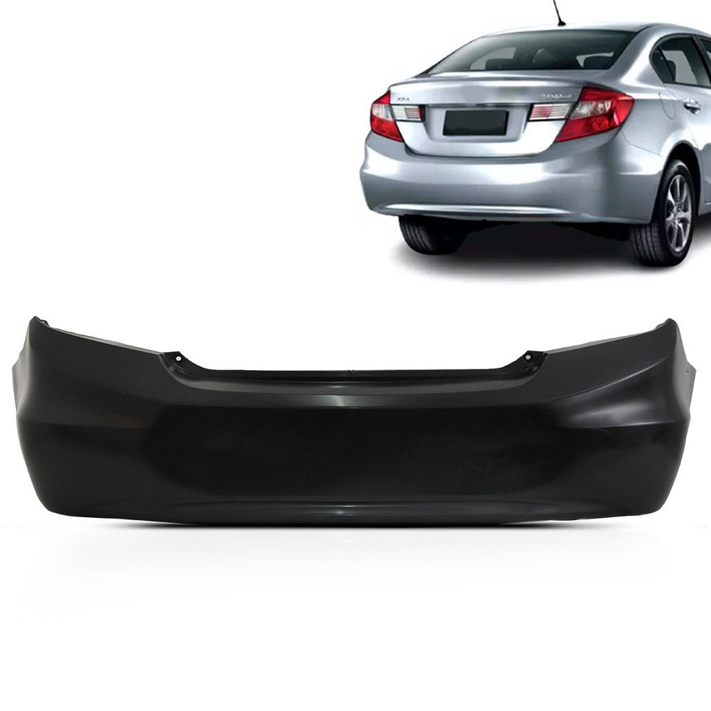 Parachoque Traseiro Civic 2012 2013 2014 2015 em Oferta na Shopee