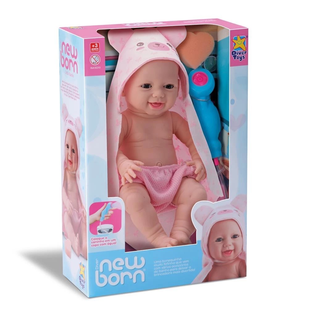Boneca Little Banho - New Born