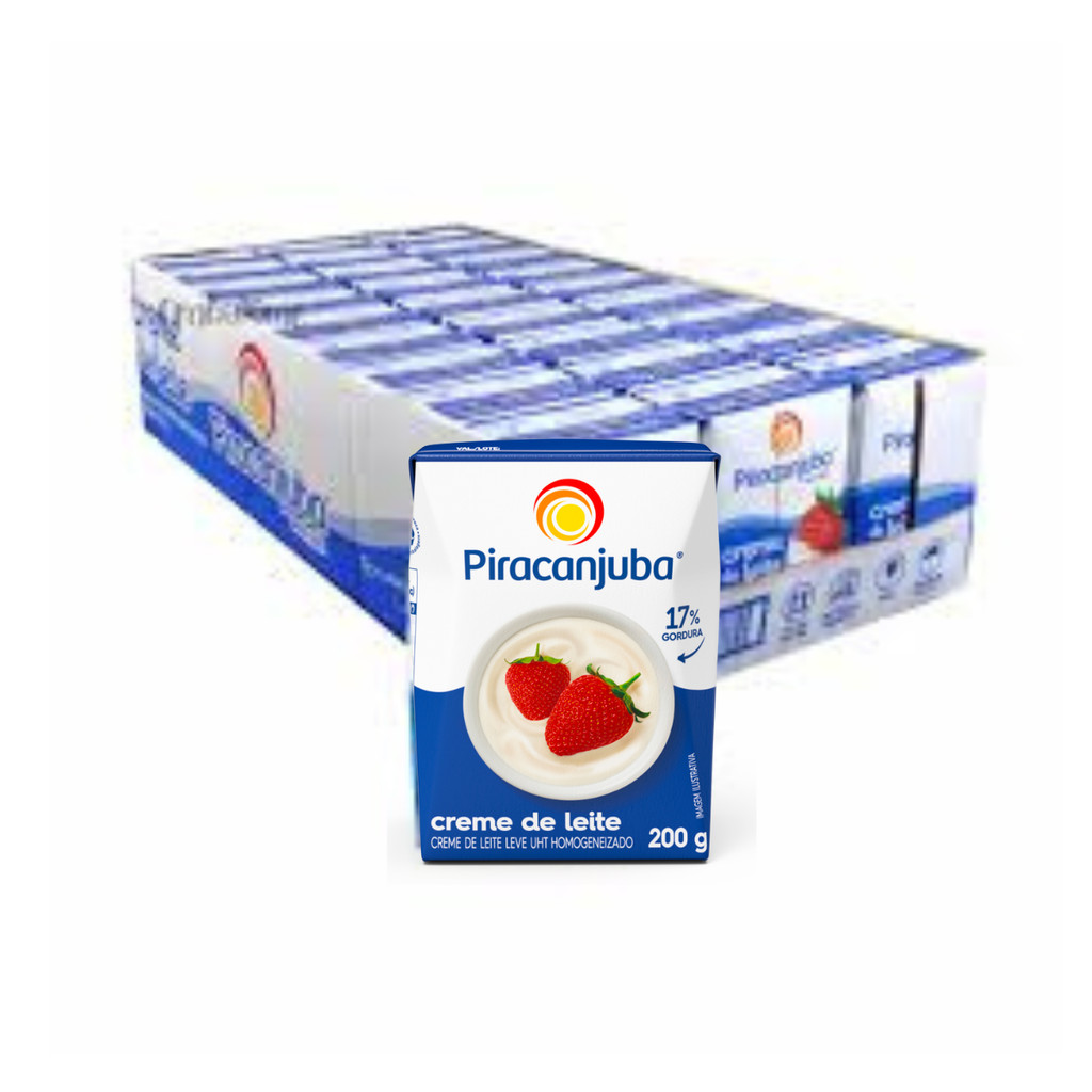 Kit c/27 Creme de Leite Piracanjuba 200g