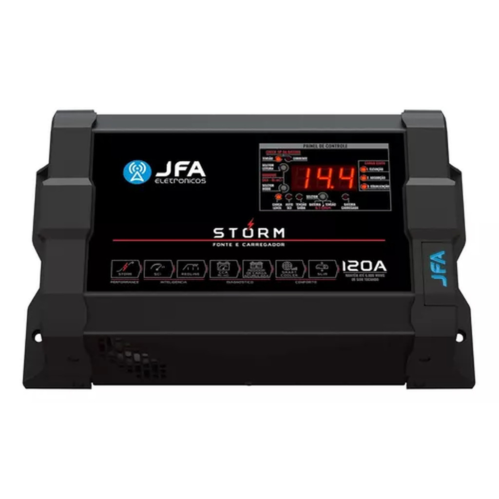 FONTE CARREGADOR DE BATERIA 120A STORM PLUS