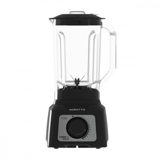 Liquidificador Agratto 1200W 3,2L Jarra Cristal Turbo 15 220V Preto em Oferta na Shopee