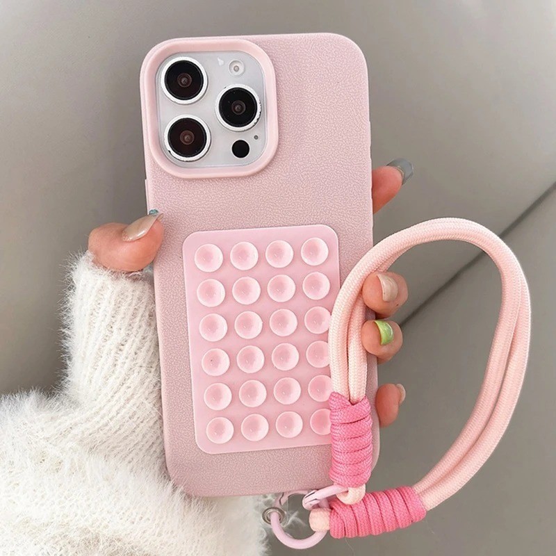 Ventosa 3D Couro Com Cordão Caso Para Galaxy A16 A15 A26 A35 A56 A05 A55 A54 A06 A14 A34 A53 A25 A23 A52 A32 Capa em Oferta na Shopee