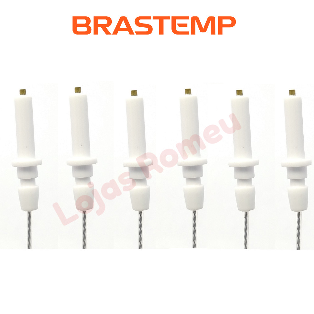kit 6 velas frontier fogao brastemp ative clean acendedor das bocas bf076