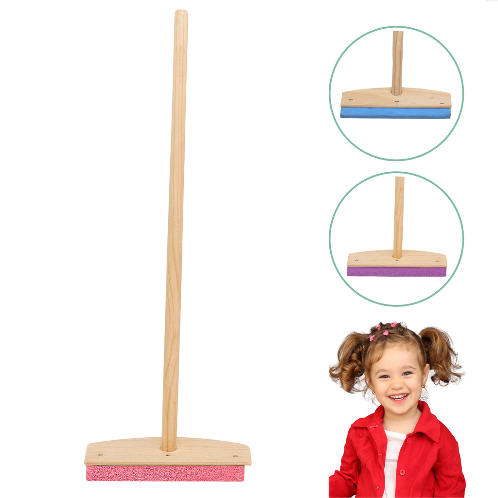 1 Rodo Mini Rodinho de Limpeza Infantil Puxa e Seca Criança Brinquedo Educativo Menino Menina Kids