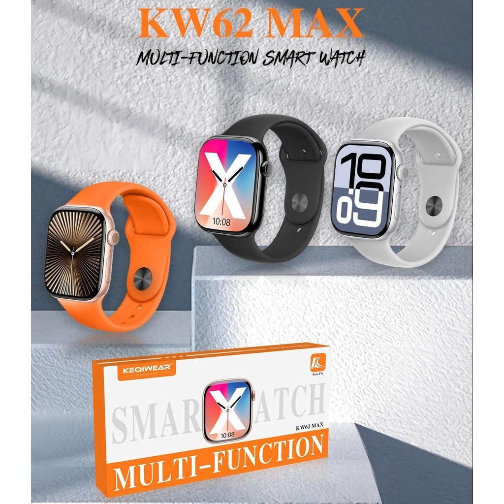 Smart Watch KW62 MAX  inteligentes 47MM Seires 10 2025 2 Pulseira Gps  Esportes BPM ChatGPT em Oferta na Shopee