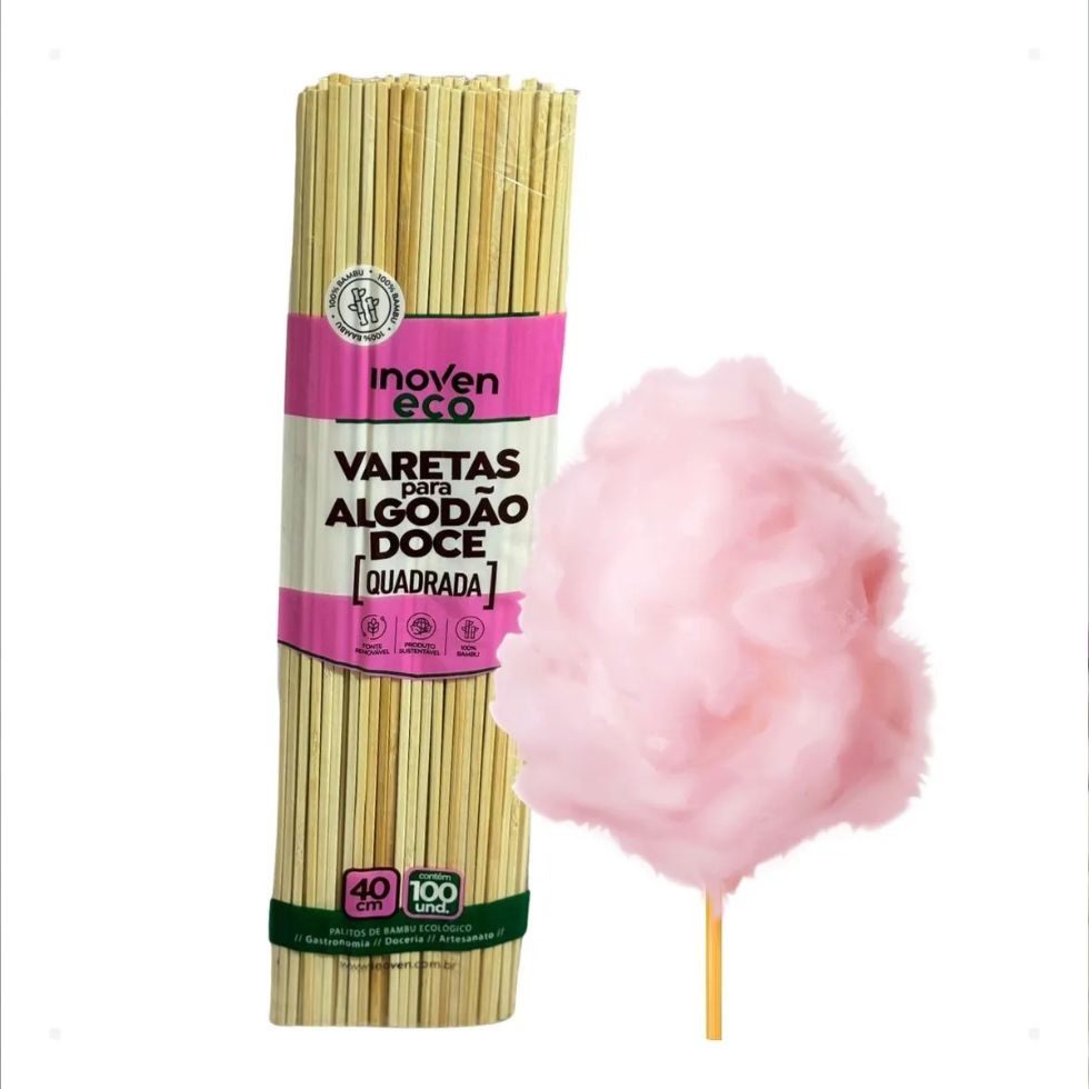 Palito para Algodão Doce 40cm - Comprar com Melhor Preço em Lanches