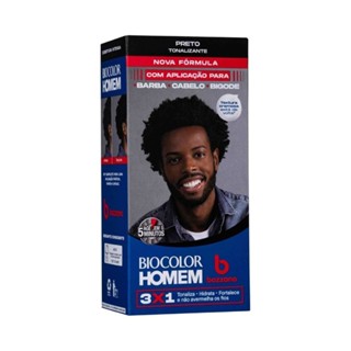 Tonalizante Masculino Biocolor Homem Bozzano Preto em Oferta na Shopee