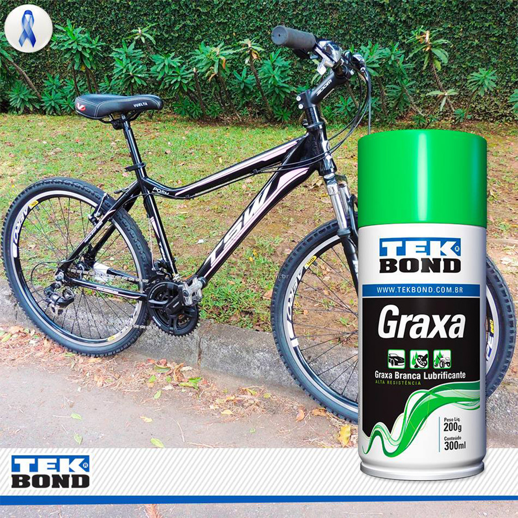 Graxa Tekbond Branca 300ml Lubrificante Spray