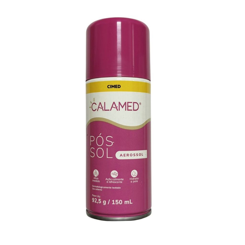 Calamed Pós-Sol Aerosol 150ml (92,5g) - Alívio e Hidratação para a Pele